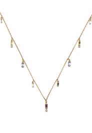 Suzanne Kalan Collana Pastel Dangle in oro 18kt e diamanti