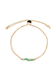 Suzanne Kalan Bracciale Willow in oro giallo 18kt con smeraldi