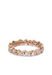 Suzanne Kalan 18kt yellow gold Classic Icon Fireworks diamond eternity band - Oro