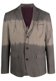 Suzusan bleached pinstriped wool blazer - Grigio