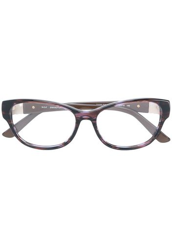 cat-eye frame glasses