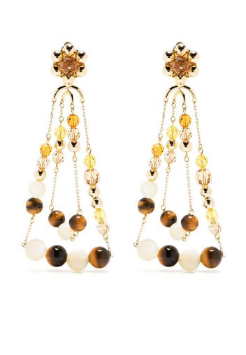 Swarovski Somnia bead-drop earrings - Toni neutri