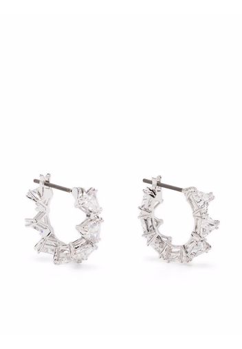 Swarovski Millenia mini hoop earrings - Bianco