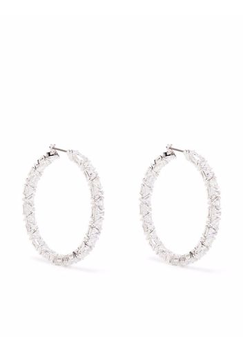 Swarovski Millenia hoop earrings - Argento