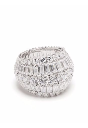 Swarovski Hyperbola cocktail ring - Argento