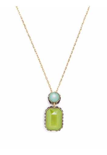 Swarovski Orbita necklace Octagon cut crystal Mult - Oro