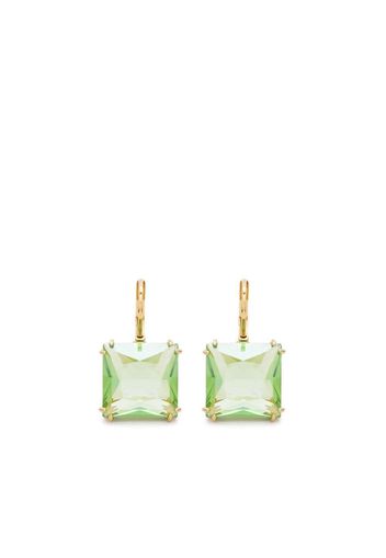 Swarovski Millenia crystal-embellished drop earrings - Verde