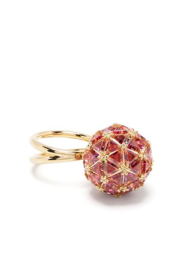 Swarovski Curiosa cocktail ring - Rosso