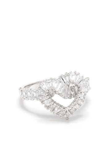 Swarovski Matrix cocktail ring - Argento