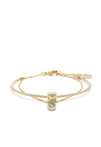 Swarovski Bracciale rigido Stilla con cristalli - Oro