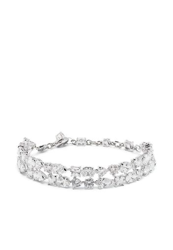 Swarovski Mesmera crystal-embellished bracelet - Argento