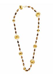 Swarovski Somnia beaded necklace - Marrone