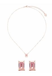 Swarovski Millenia octagon cut necklace and earrings set - Rosa