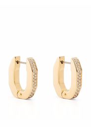 Swarovski Dextera crystal embellished hoop earrings - Oro