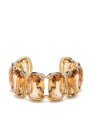 Swarovski Harmonia floating-crystals cuff bracelet - Giallo