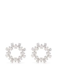 Swarovski Millenia crystal halo stud earrings - Argento