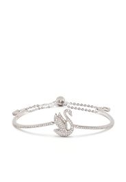 Swarovski logo charm bracelet - Argento