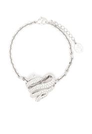 Swarovski Volta heart-charm bracelet - Argento