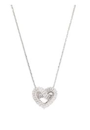 Swarovski Matrix heart-pendant necklace - Argento