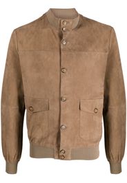 S.W.O.R.D 6.6.44 suede bomber jacket - Marrone