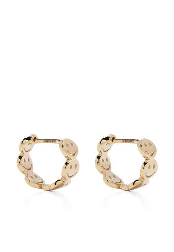 Sydney Evan 14kt yellow gold Smile huggie earrings - Oro