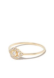 Sydney Evan 14kt yellow gold Evil Eye diamond ring - Oro