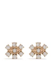 Sydney Evan 14kt yellow gold diamond stud earrings - Argento