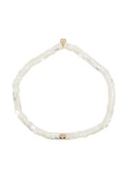 Sydney Evan 14kt yellow gold pearl and diamond bracelet - Bianco