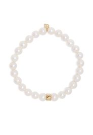 Sydney Evan 14kt yellow gold Marquise Rondelle pearl bracelet - Bianco