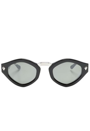 T Henri Eyewear Occhiali da sole ovali - Nero