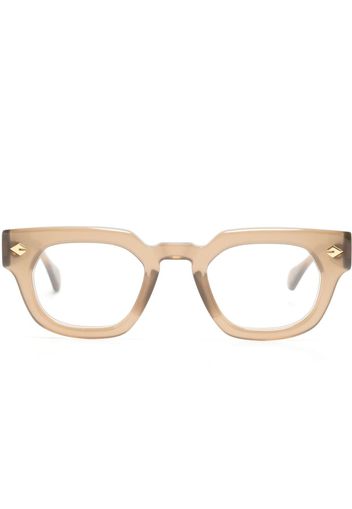 T Henri Eyewear Occhiali Tuatara squadrati - Marrone