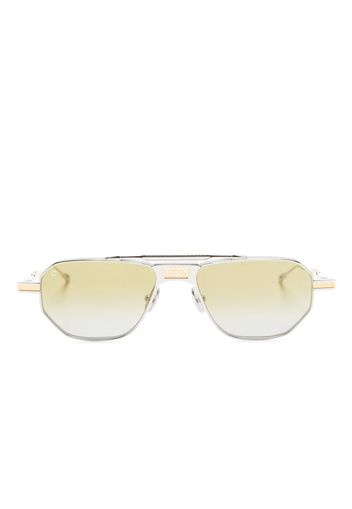 T Henri Eyewear Occhiali da sole squadrati con stampa - Argento