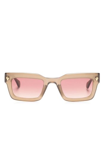 T Henri Eyewear Slantnose rectangle-frame sunglasses - Toni neutri