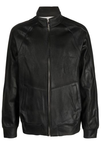 Taakk Bomber a collo alto con zip - Nero