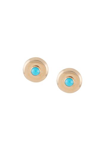 Tabbah 18kt rose gold Love round stud earrings - Oro