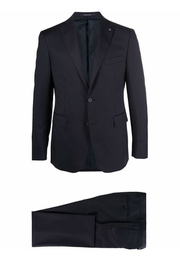 Tagliatore single-breasted wool suit - Blu