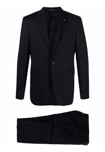 Tagliatore fitted single-breasted suit - Blu
