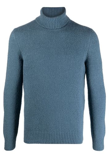 Tagliatore Maglione Lark a collo alto - Blu