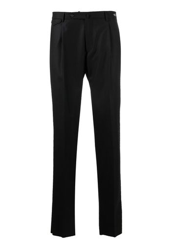 Tagliatore tailored virgin wool trousers - Nero