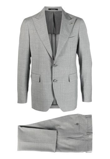 Tagliatore single breasted virgin wool suit - Grigio