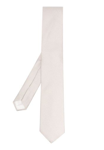 Tagliatore silk pointed-tip tie - Toni neutri