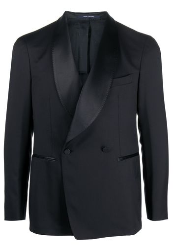 Tagliatore virgin-wool double-breasted blazer - Blu