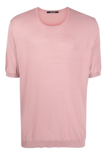 Tagliatore knitted silk T-shirt - Rosa