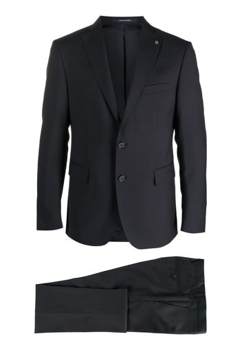 Tagliatore virgin-wool single-breasted blazer - Blu