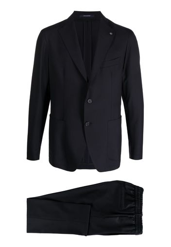 Tagliatore single-breasted drawstring suit - Blu