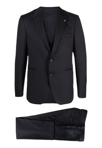Tagliatore single-breasted three-piece suit - Blu