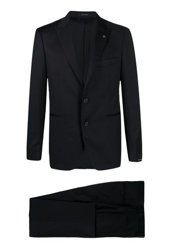 Tagliatore single-breasted virgin wool suit - Blu