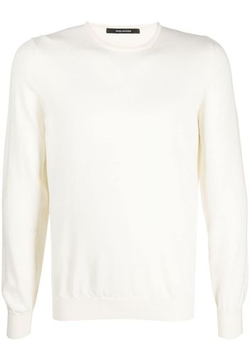 Tagliatore fine-knit wool jumper - Bianco