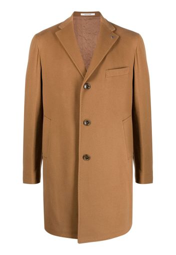 Tagliatore single-breasted wool-blend coat - Marrone