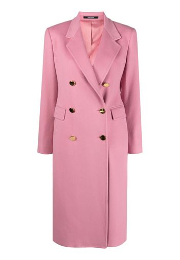 Tagliatore double-breasted notched-lapels coat - Rosa